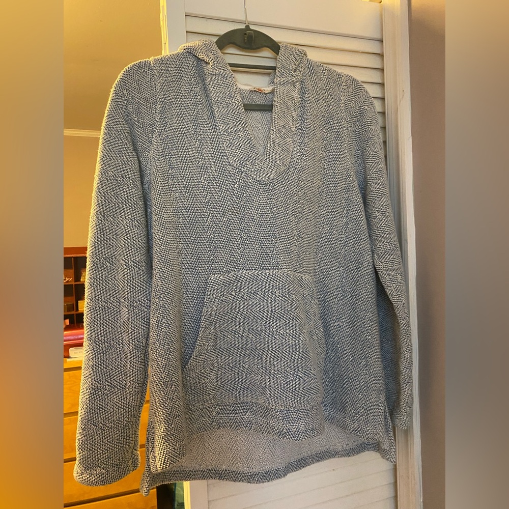 Faherty Textured Knit Hoodie